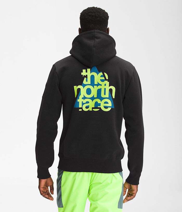 The North Face Φουτερ Με Κουκουλα Μαυρα Ανδρικα Mountain Heavyweight Πουλόβερ - Greece 4695KSIYE
